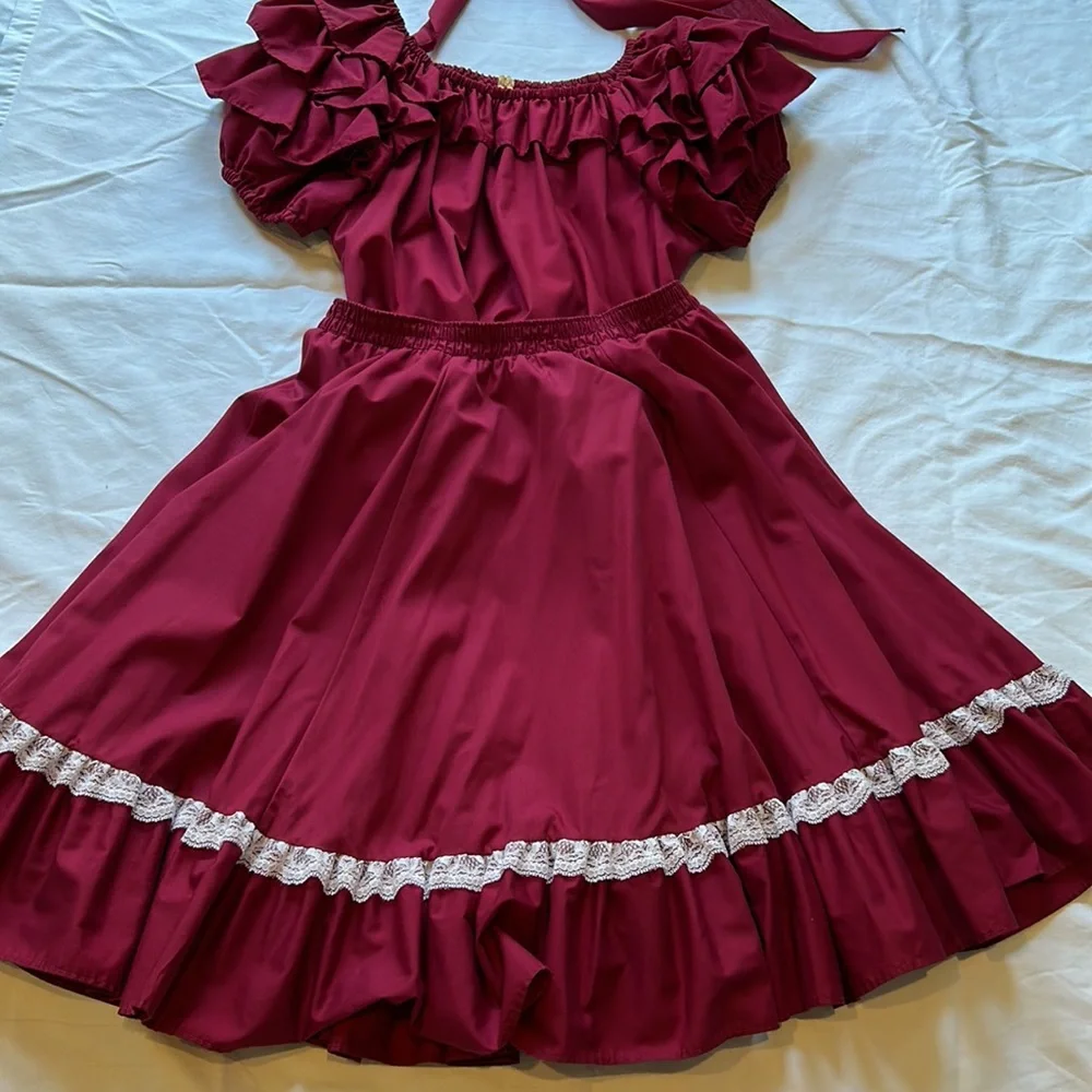 Vintage Swing Skirt Set Partners Please Malco Modes - Picture 3 of 9